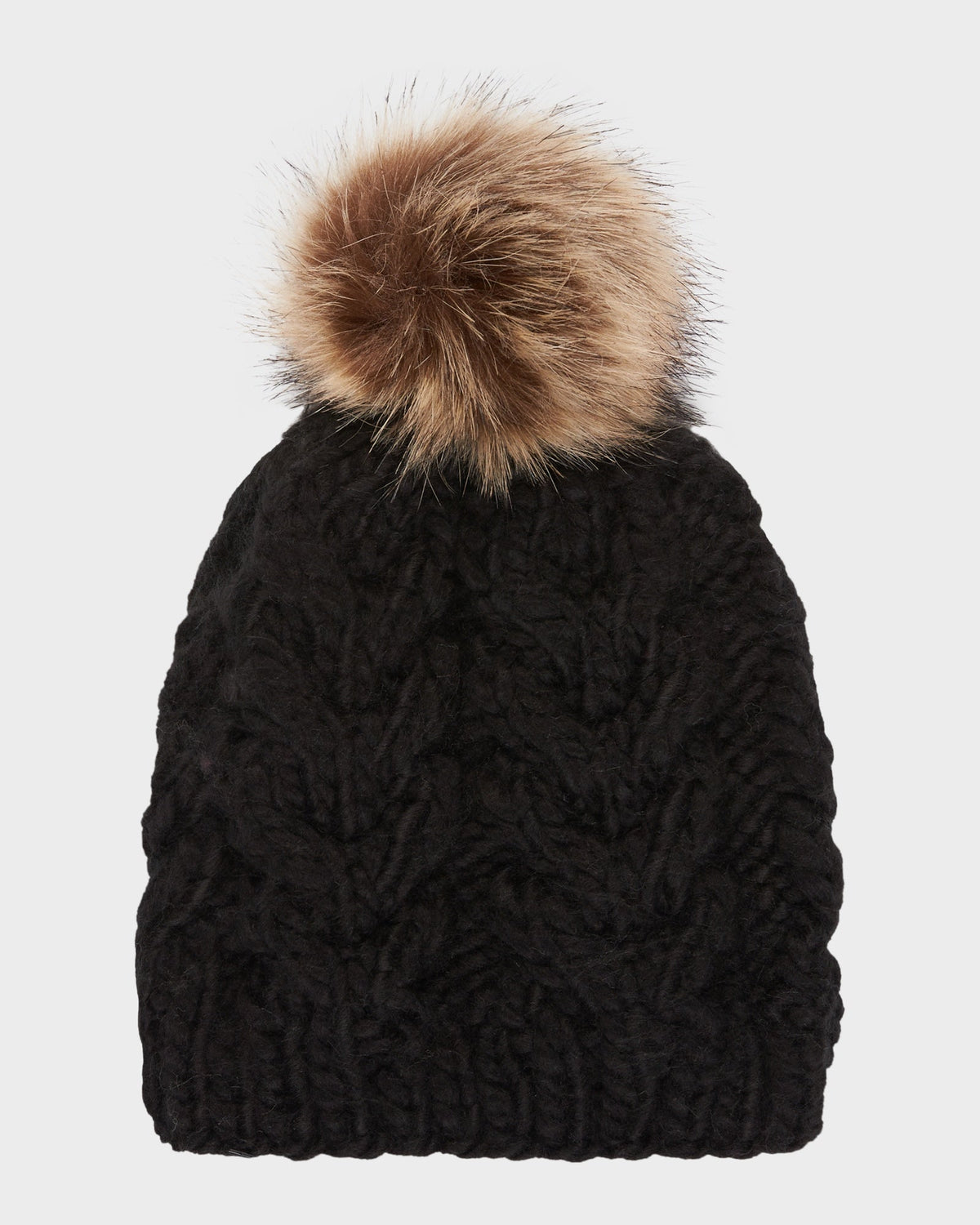 Womens Cold Snow Beanie Anthracite - Image 3
