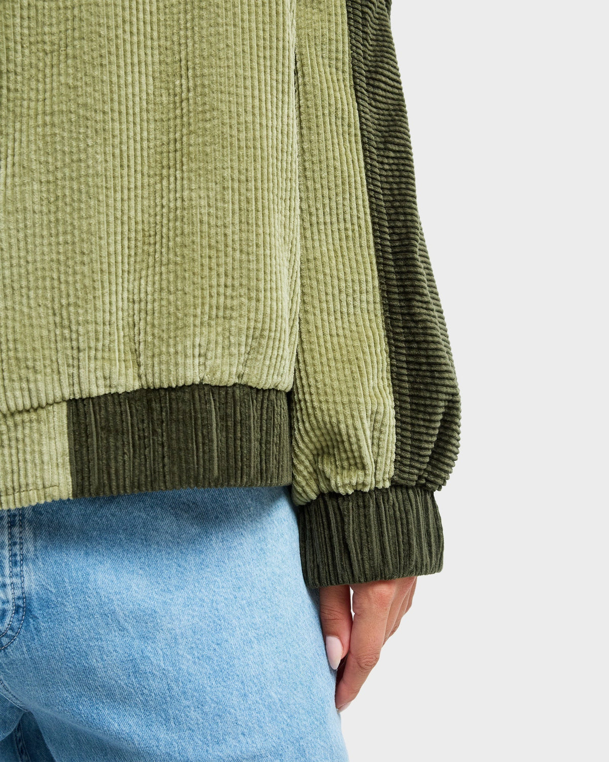 Womens Have A Blast Casual Jacket Oil Green - Image 7