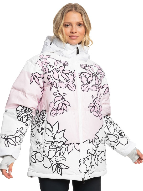 Womens Roxy X Rowley Puffer Technical Snow Jacket
