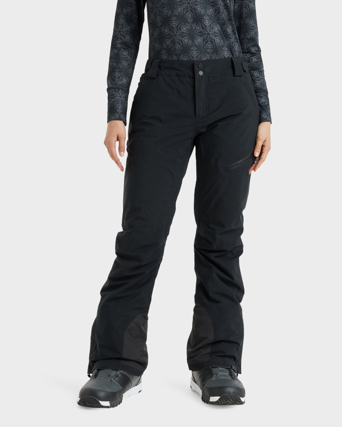 Womens Gore-Tex Spridle Snowboard Pant True Black - Image 1