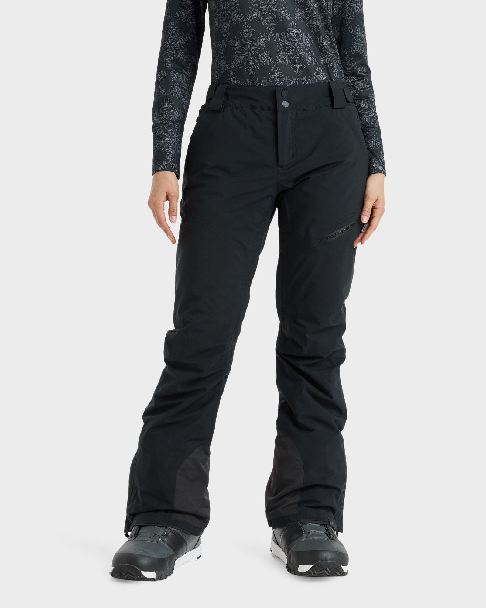 Womens Gore-Tex Spridle Snowboard Pant True Black - Image 1
