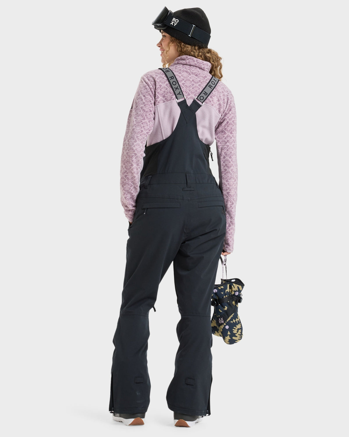 Womens Rideout Bib Snowboard Pants True Black - Image 2
