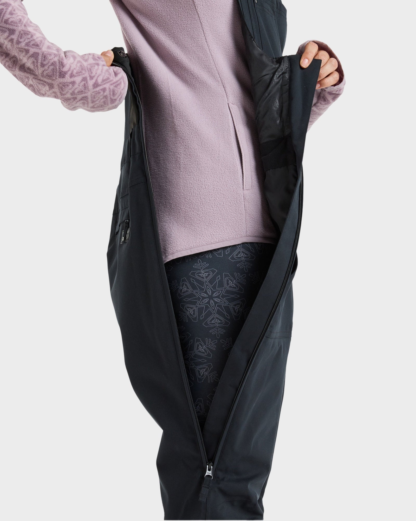 Womens Rideout Bib Snowboard Pants True Black - Image 3