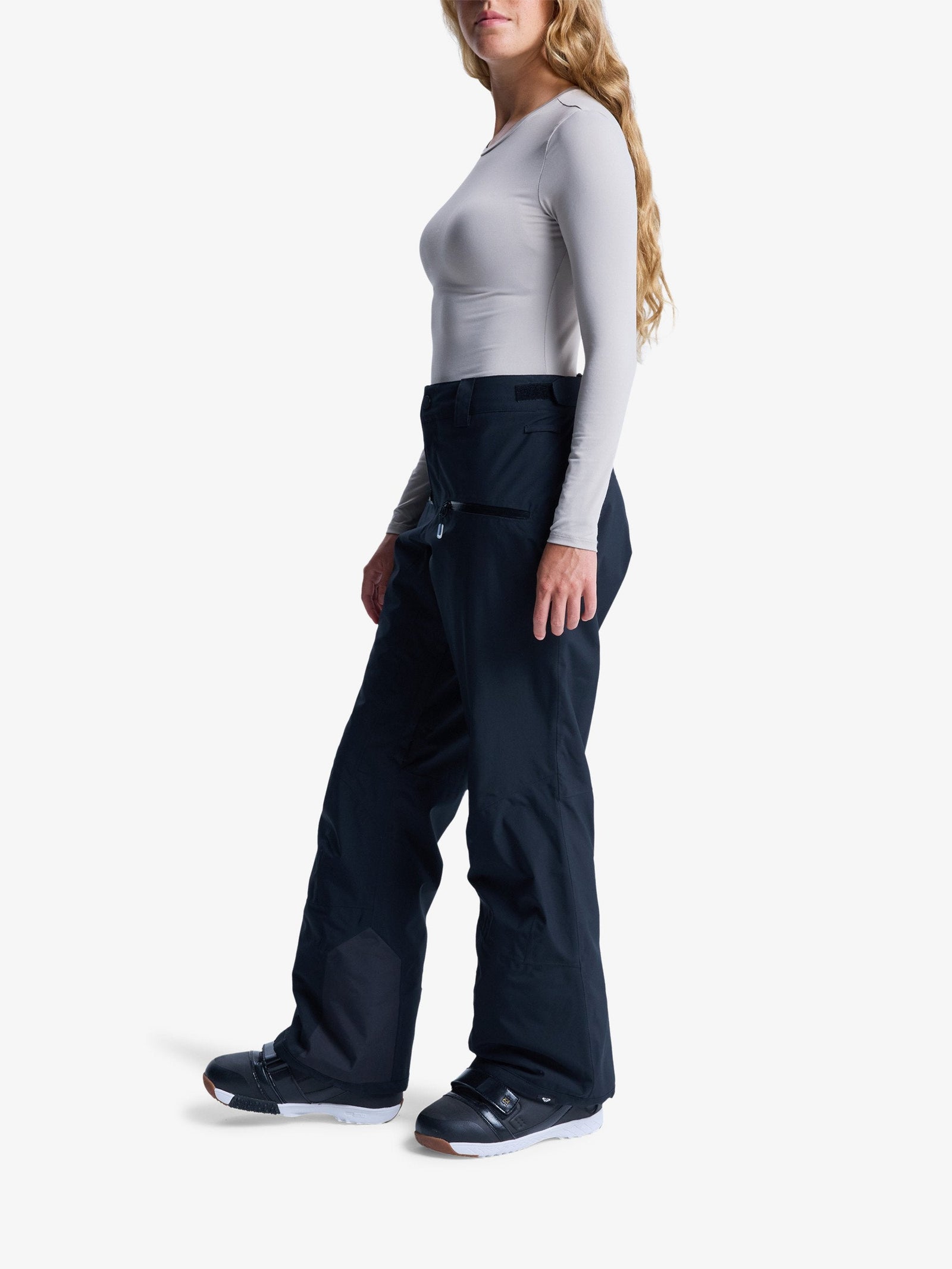 Womens Landform Snowboard Pants True Black - Image 8