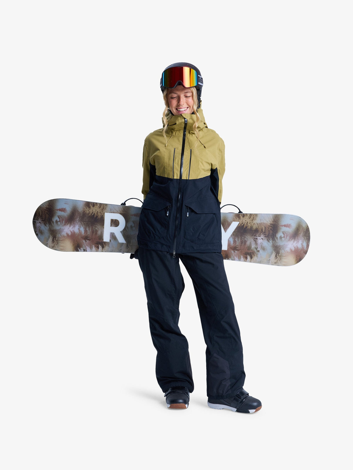 Womens Landform Snowboard Pants True Black - Image 1