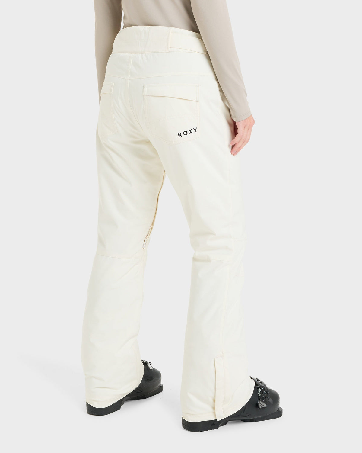 Womens Backyard Snowboard Pant Whisper White - Image 11