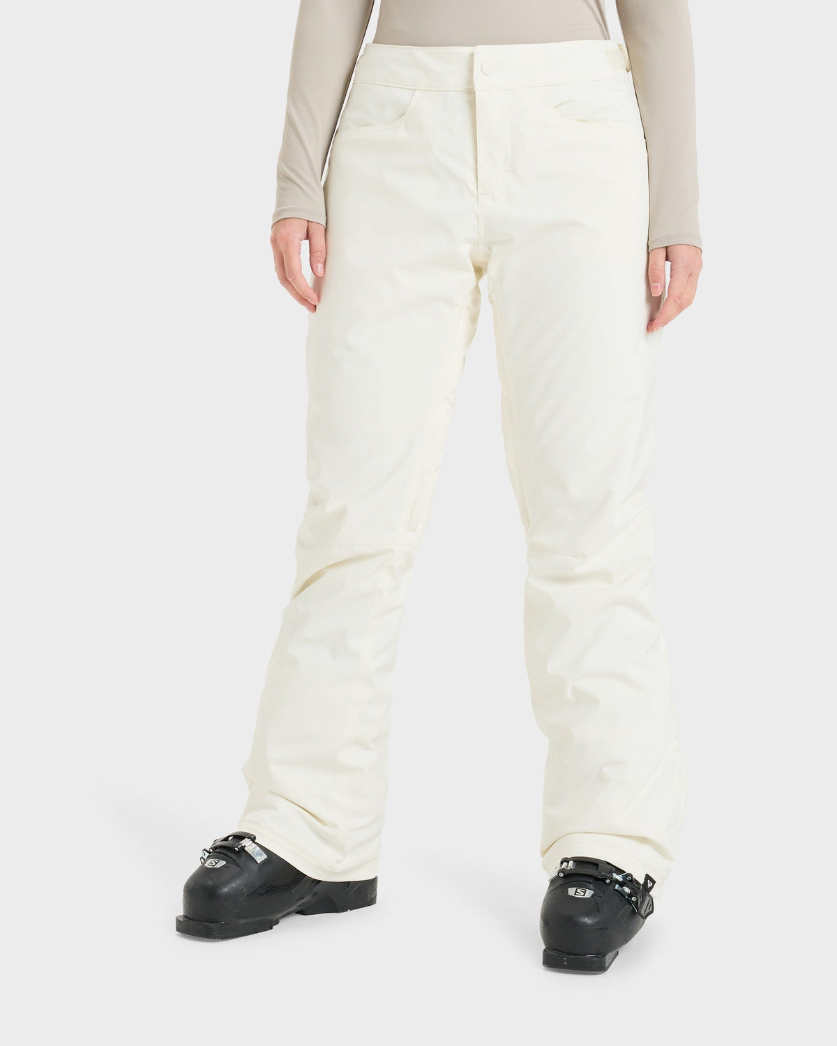 Womens Backyard Snowboard Pant Whisper White - Image 9