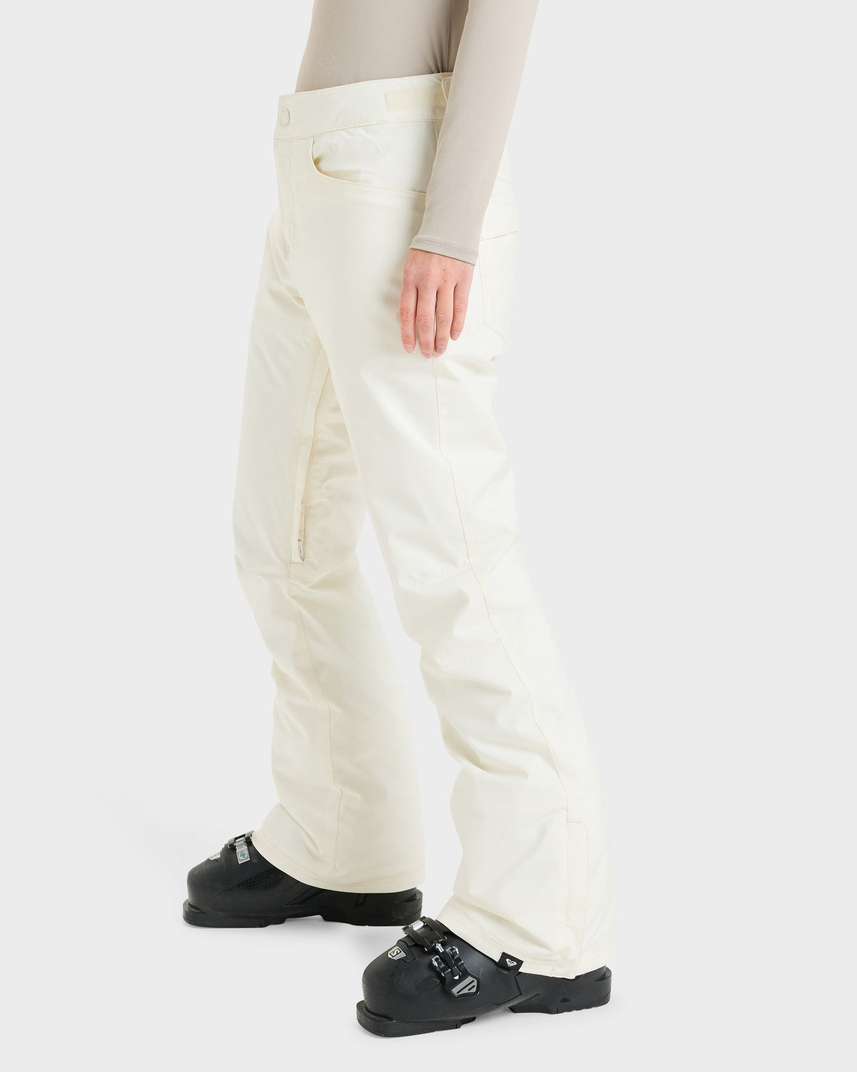 Womens Backyard Snowboard Pant Whisper White - Image 10