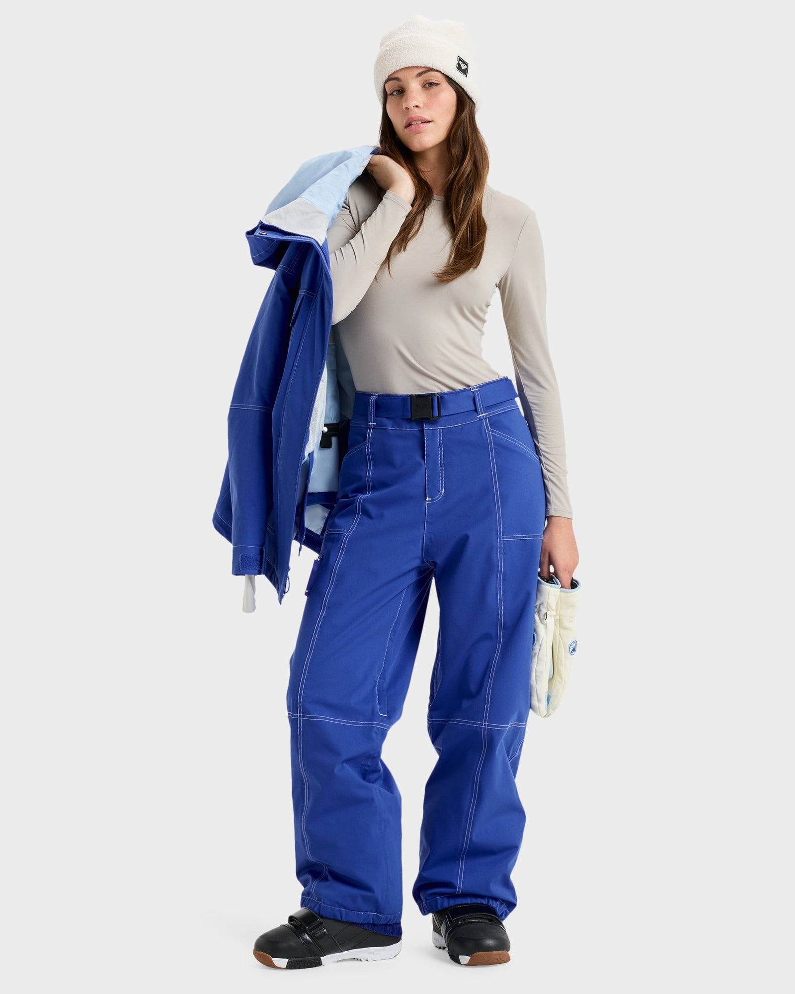 Womens Snow Pants Dazzling Blue - Image 8