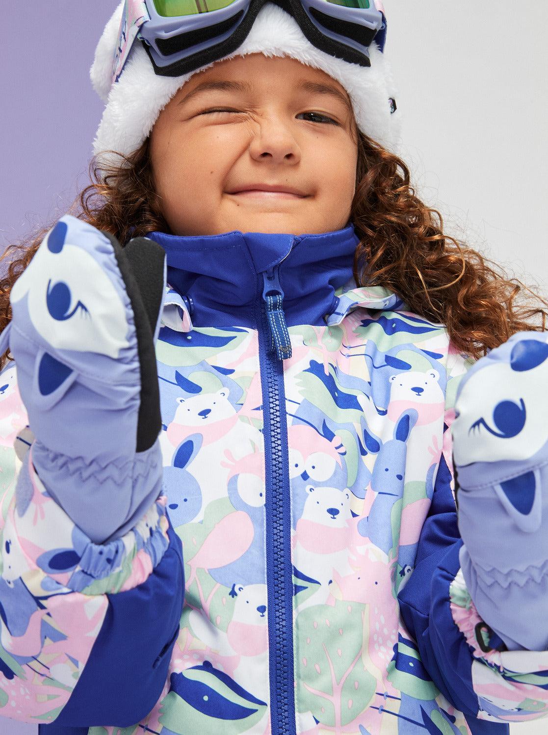 Girls 2-7 Snowy Tale Technical Snow Jacket