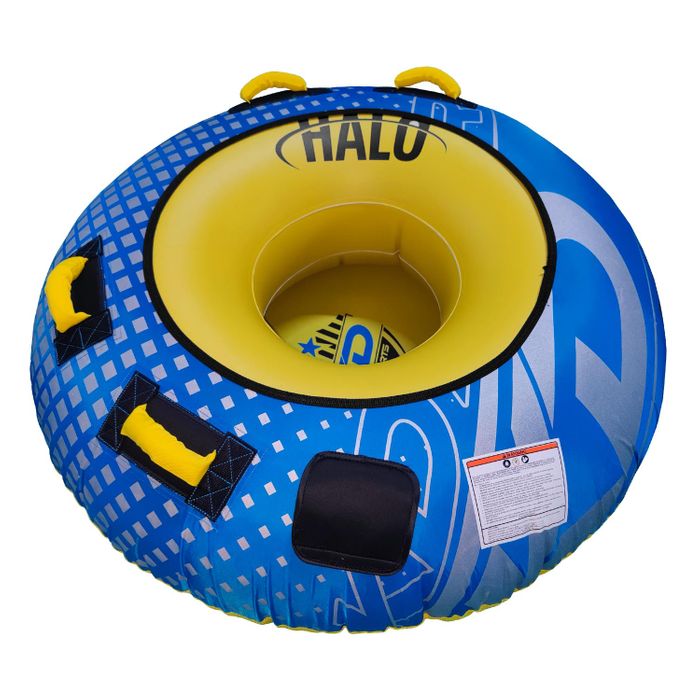 Halo Tube W/Ropes & Handles (1P) BLUE/YELLOW - Image 6
