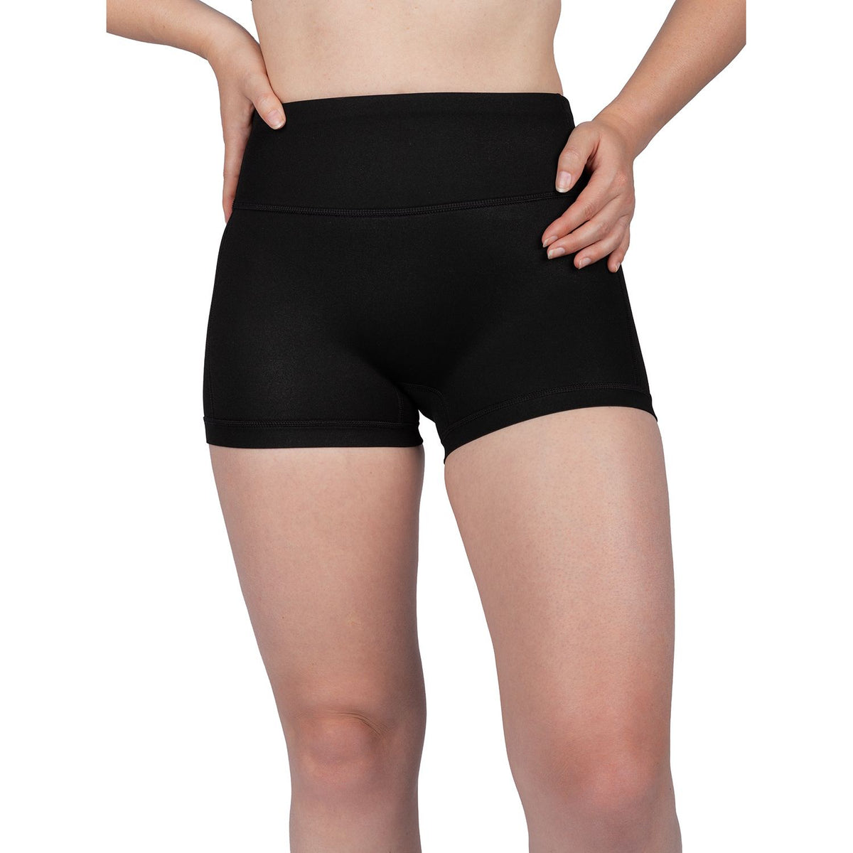 Womens 3In Neo Short Black - Image 1