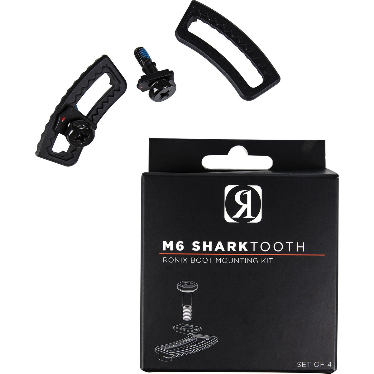 Shark Tooth Washer (4 Pack) Black - Image 2