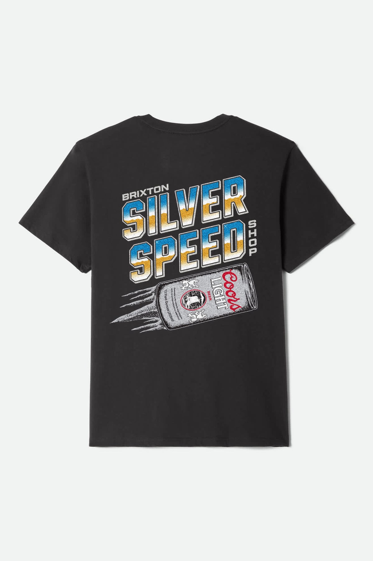 Coors Light Silver Speed S/S Standard T-Shirt Black - Image 1