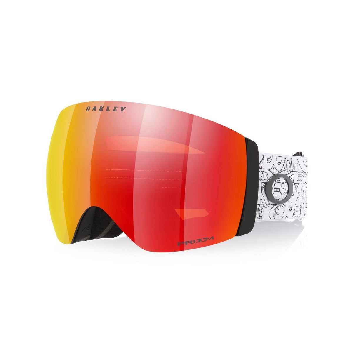 Flight Deck Pro L (Low Bridge Fit) Snow Goggle Gloss Black - Prizm Snow Torch Iridium Lens w/ Prizm Snow Clear Lens - Image 1