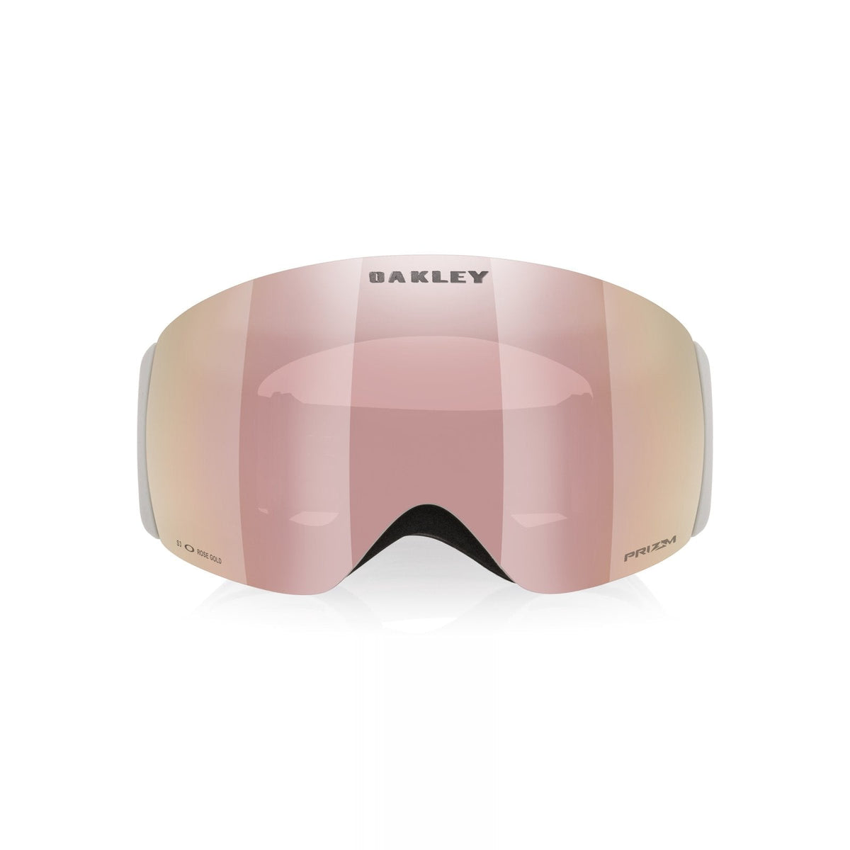 Flight Deck Pro M (Low Bridge Fit) Snow Goggle Matte Cool Grey - Prizm Rose Gold Iridium Lens w/ Prizm Snow Persimmon Lens - Image 2