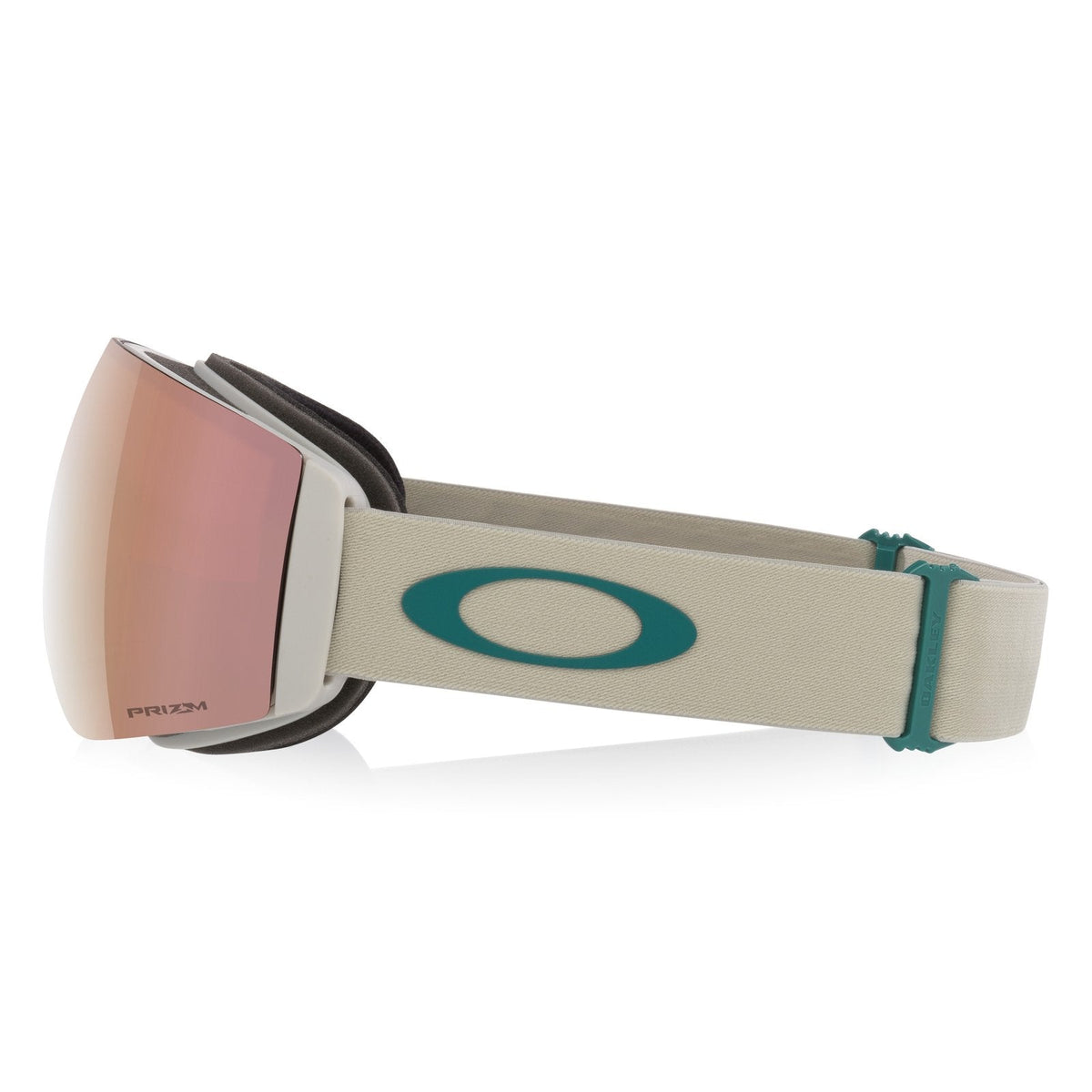 Flight Deck Pro M (Low Bridge Fit) Snow Goggle Matte Cool Grey - Prizm Rose Gold Iridium Lens w/ Prizm Snow Persimmon Lens - Image 4