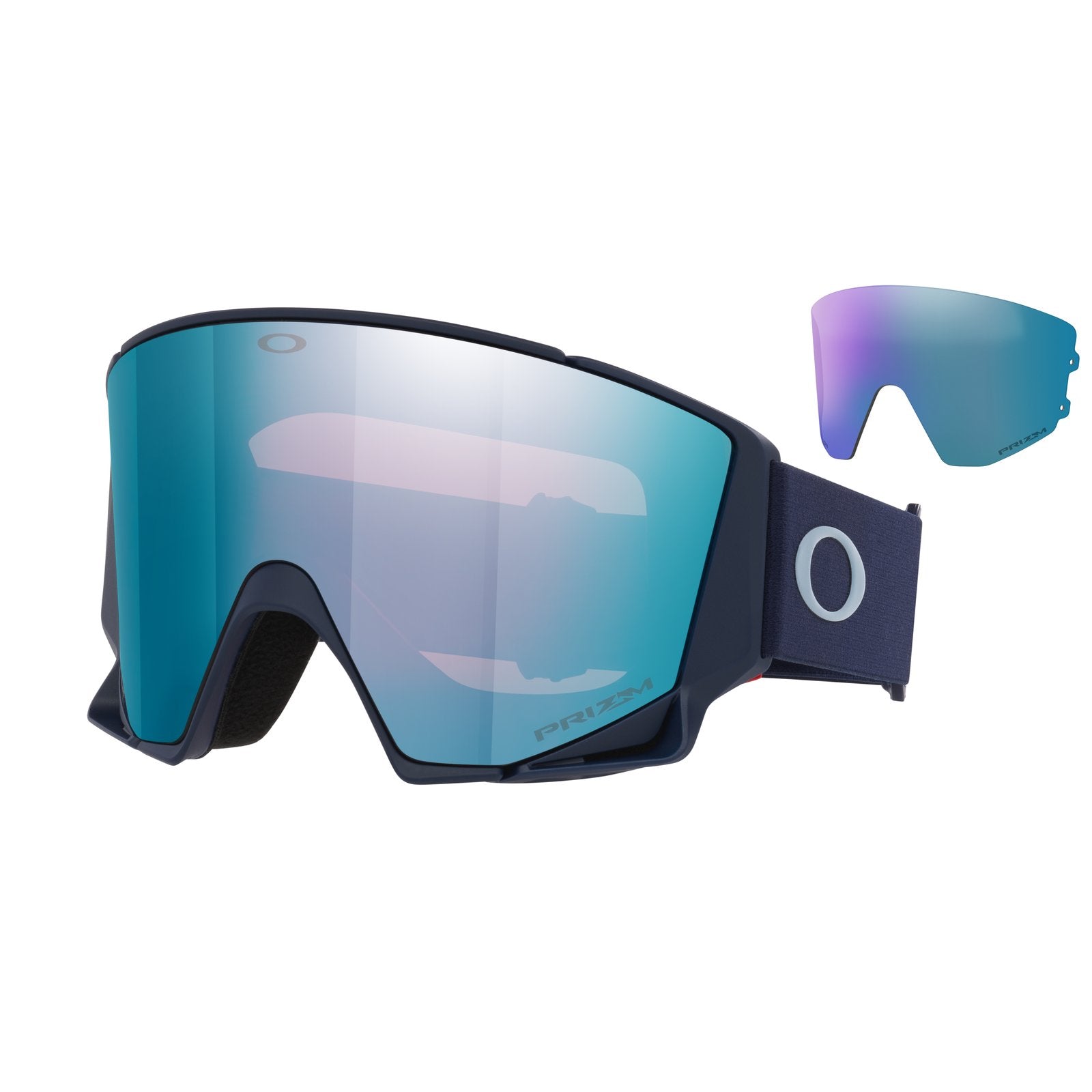Flow Scape L (Low Bridge Fit) Snow Goggle Abyss Blue - Prizm Sage Gold Iridium Lens w/ Prizm Snow Clear Lens - Image 5