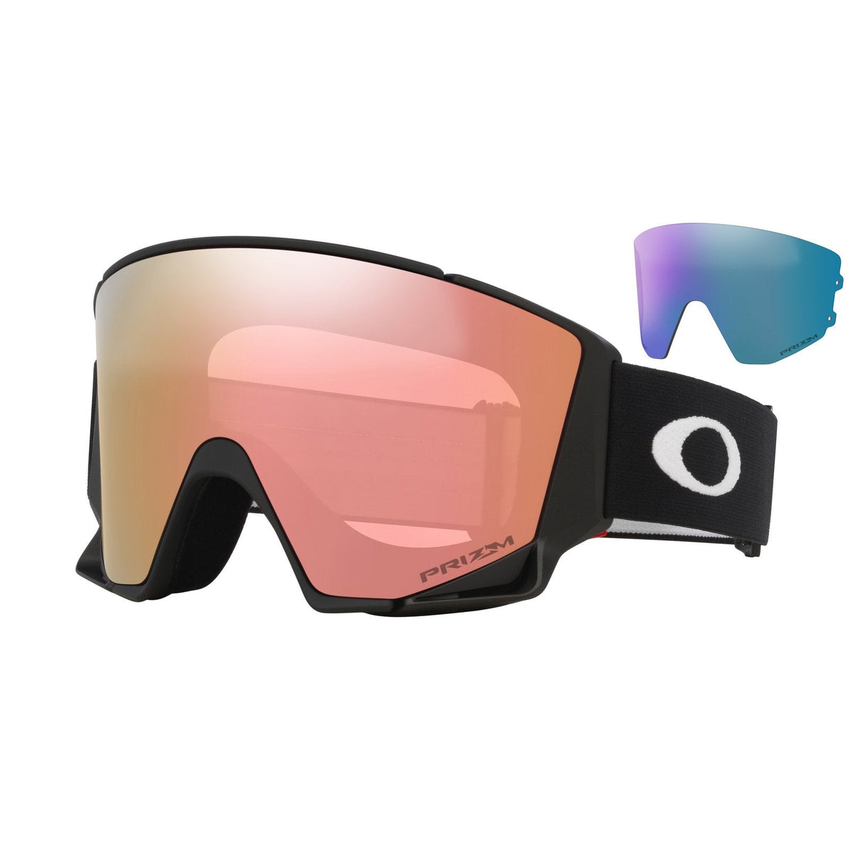 Flow Scape L (Low Bridge Fit) Snow Goggle Matte Black - Prizm Rose Gold Iridium Lens w/ Prizm Snow Iced Iridium Lens - Image 1