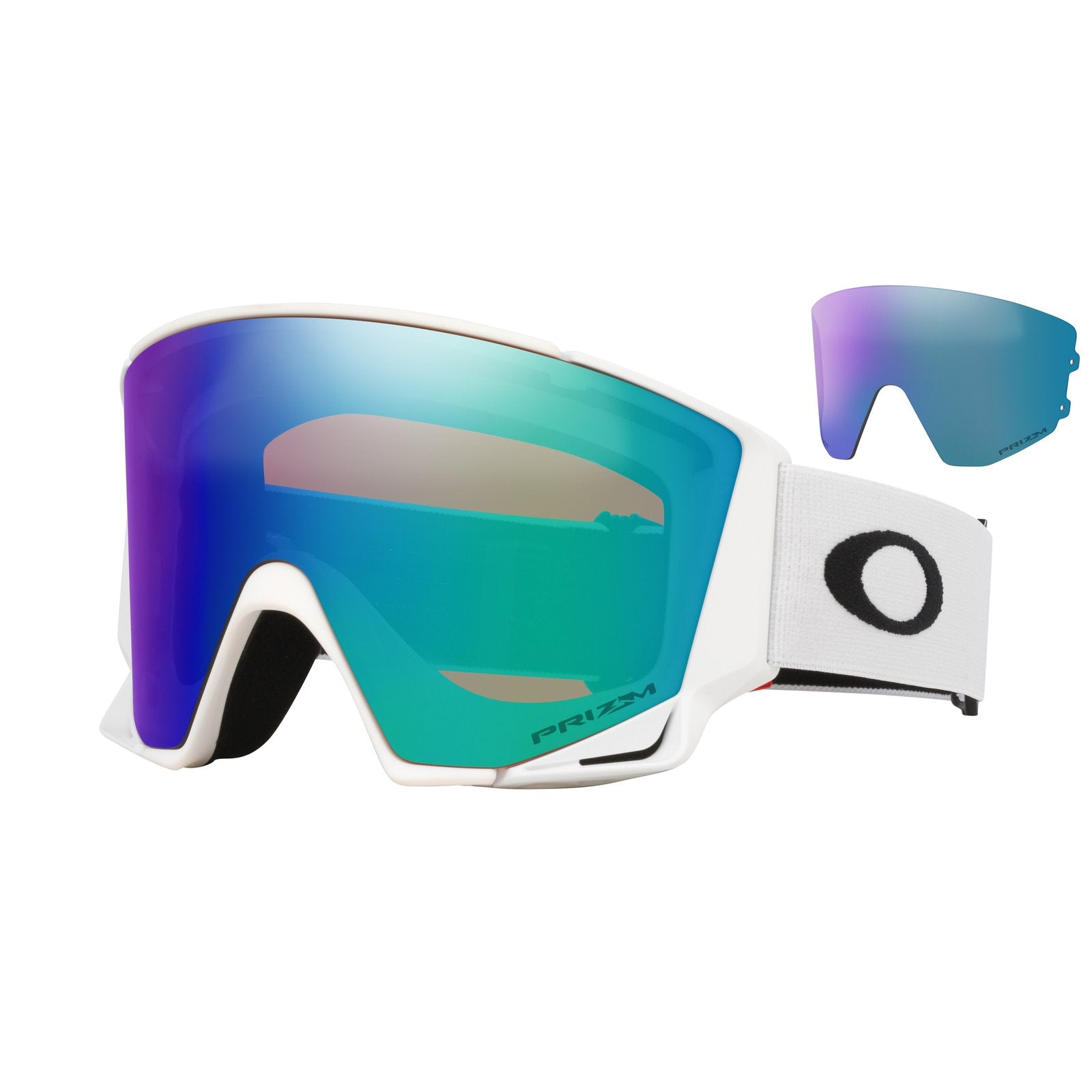 Flow Scape L (Low Bridge Fit) Snow Goggle Matte White - Prizm Snow Argon Iridium Lens w/ Prizm Snow Iced Iridium Lens - Image 5