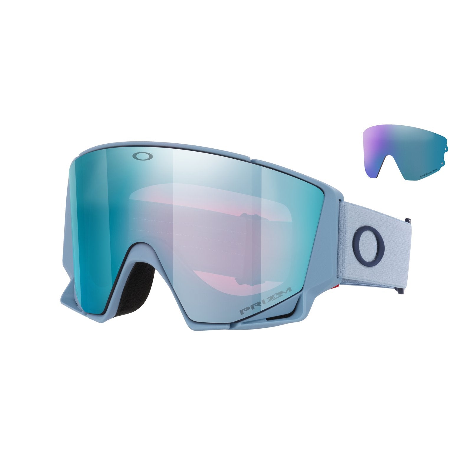 Flow Scape M (Low Bridge Fit) Snow Goggle Light Blue - Prizm Snow Sapphire Iridium Lens w/ Prizm Snow Iced Iridium Lens - Image 5