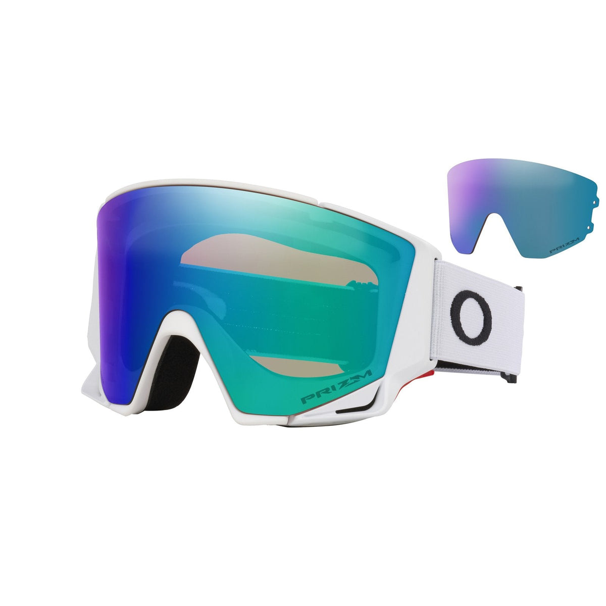 Flow Scape M (Low Bridge Fit) Snow Goggle Matte White - Prizm Snow Argon Iridium Lens w/ Prizm Snow Iced Iridium Lens - Image 5