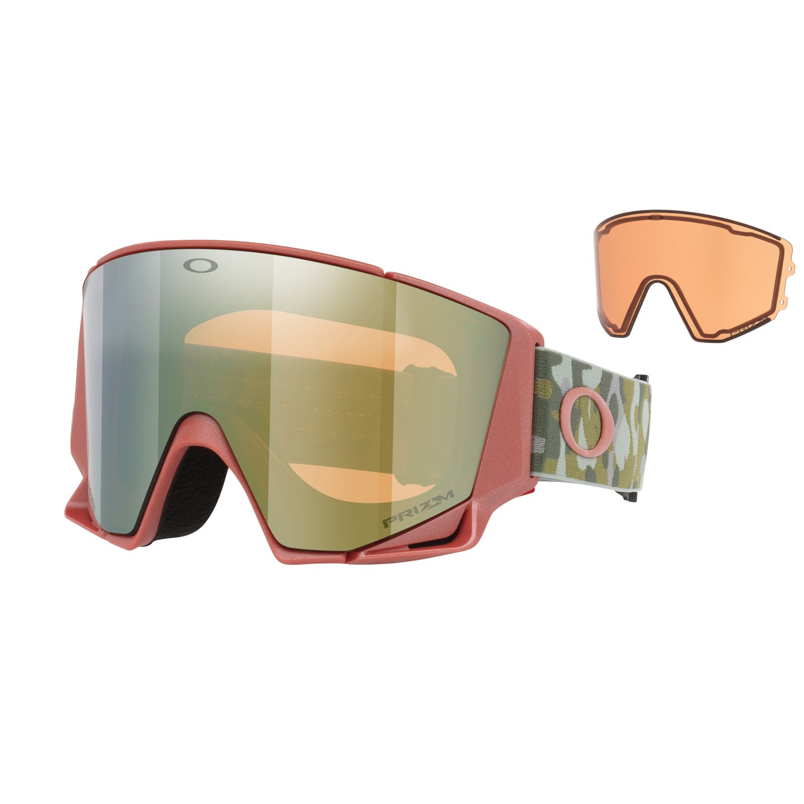 Flow Scape M (Low Bridge Fit) Snow Goggle Pink - Prizm Snow Sapphire Iridium Lens w/ Prizm Snow Iced Iridium Lens - Image 5