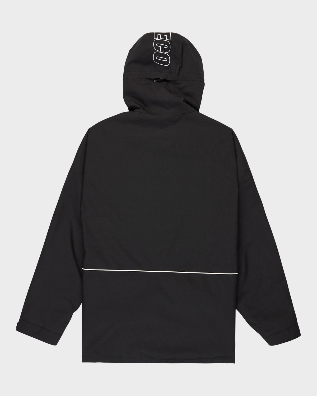 Mens Wide 10K Snowboard Jacket Black - Image 4