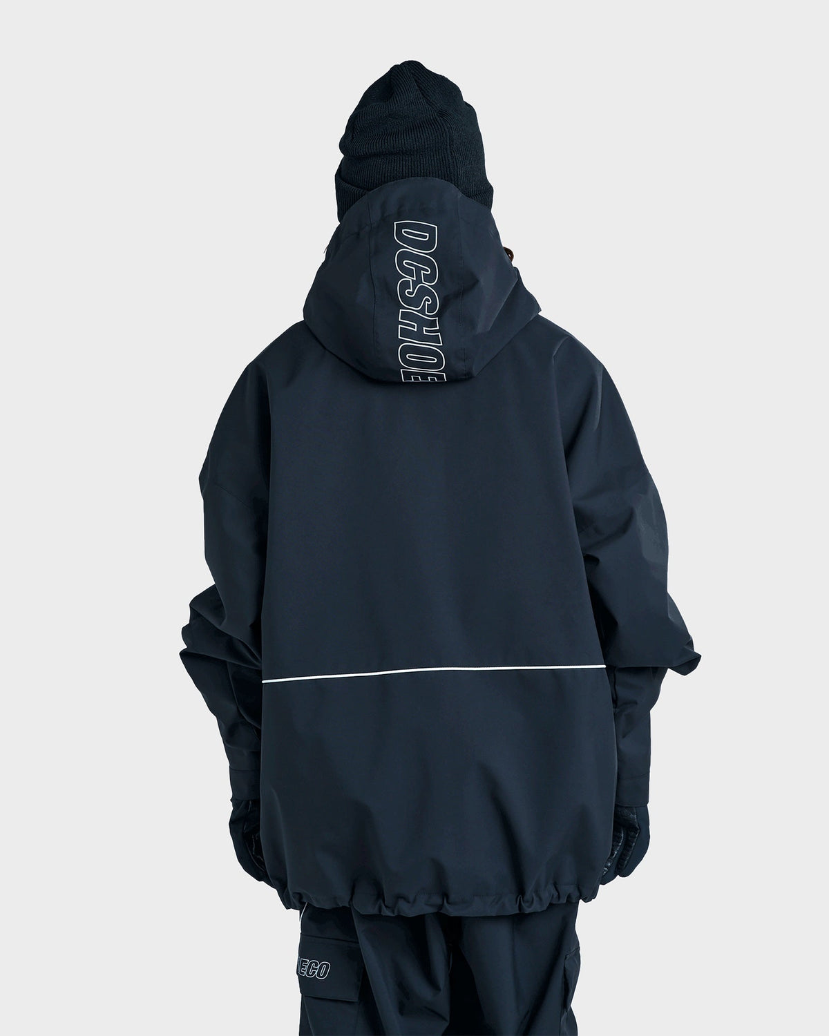 Mens Wide 10K Snowboard Jacket Black - Image 2
