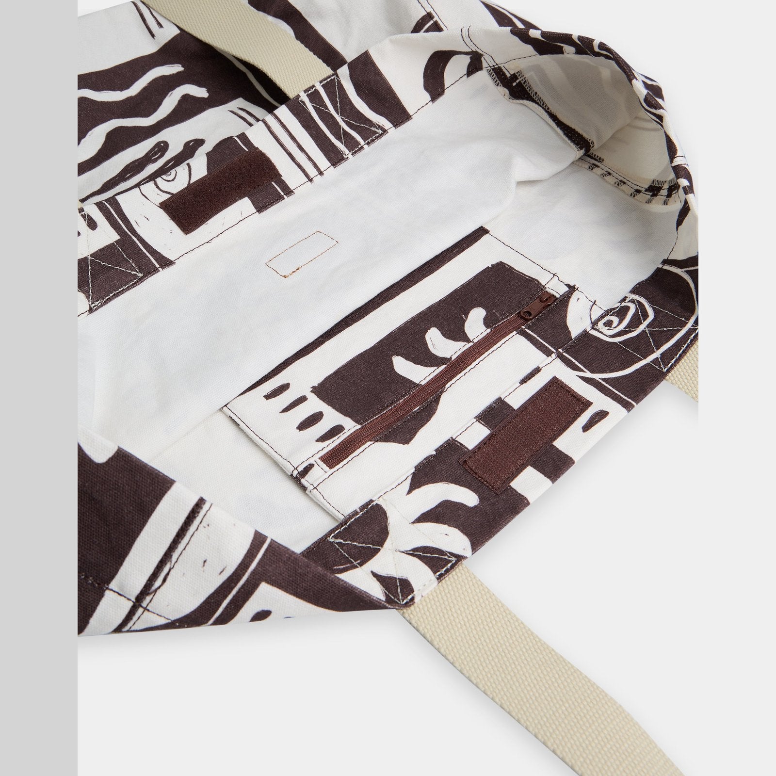 Good Vibes Large Tote Bag Java - Image 5