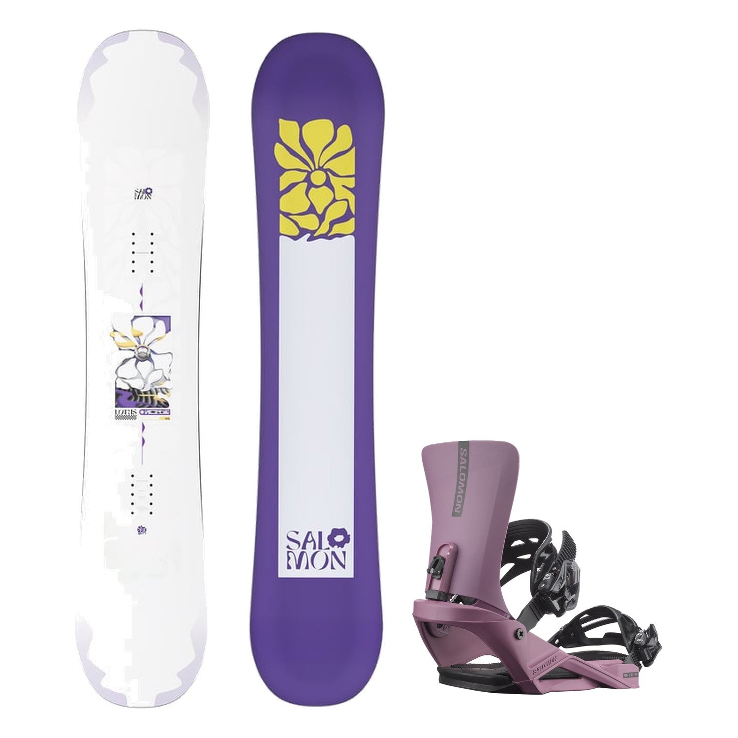 Lotus Snowboard w/ Rhythm Bindings Package - Image 4