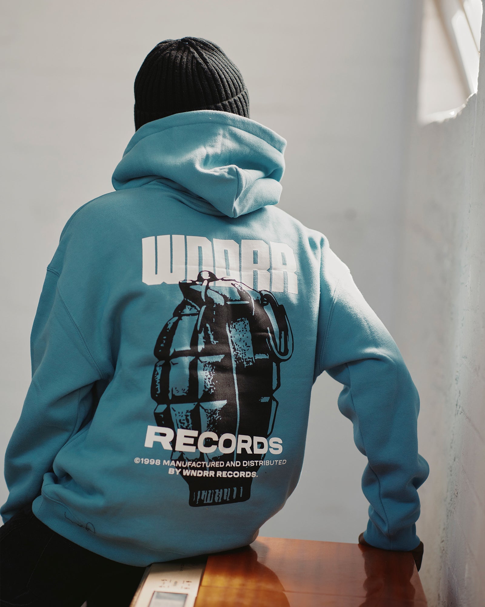 Grenade Hood Sweat - Dusk Blue