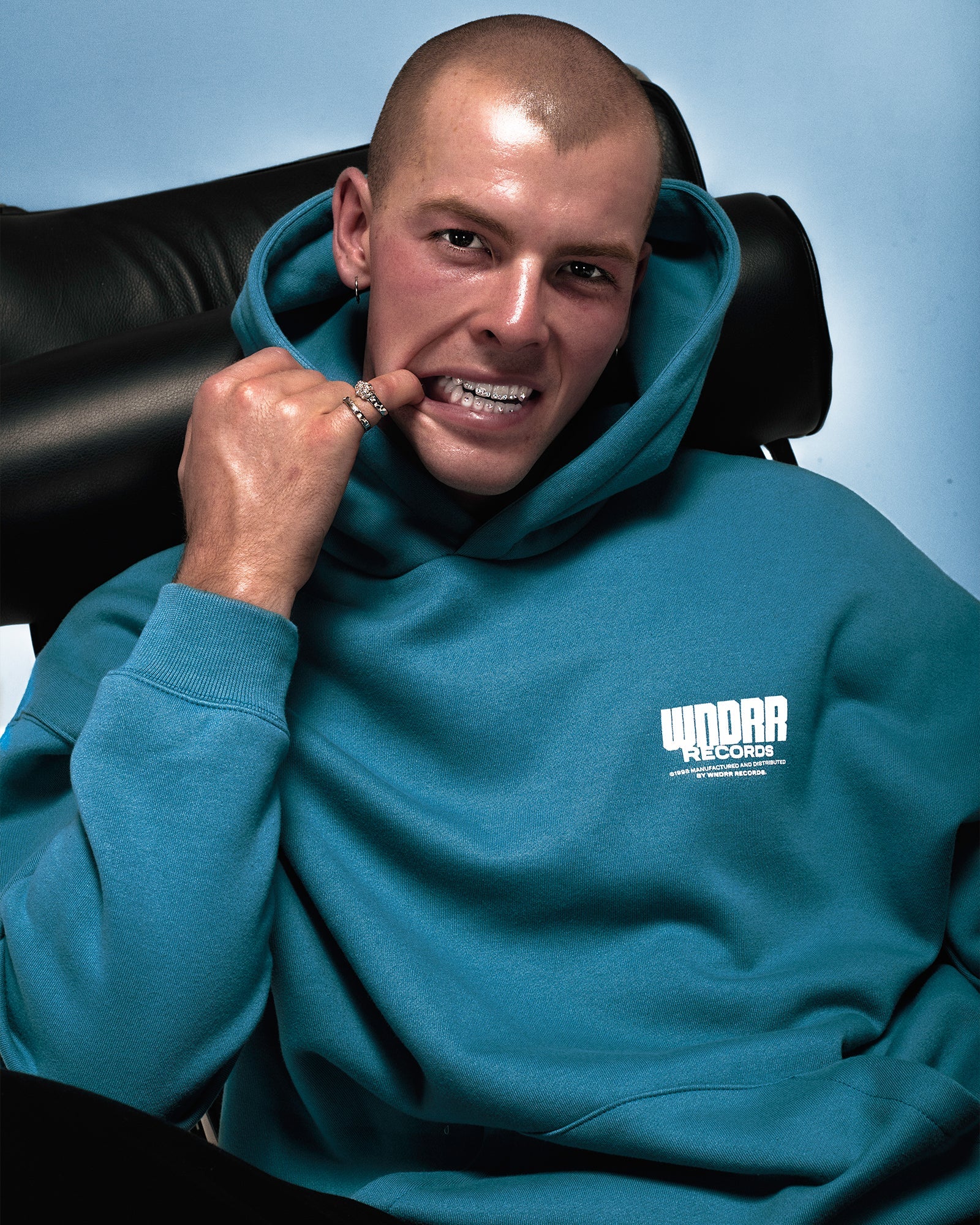 Grenade Hood Sweat - Dusk Blue