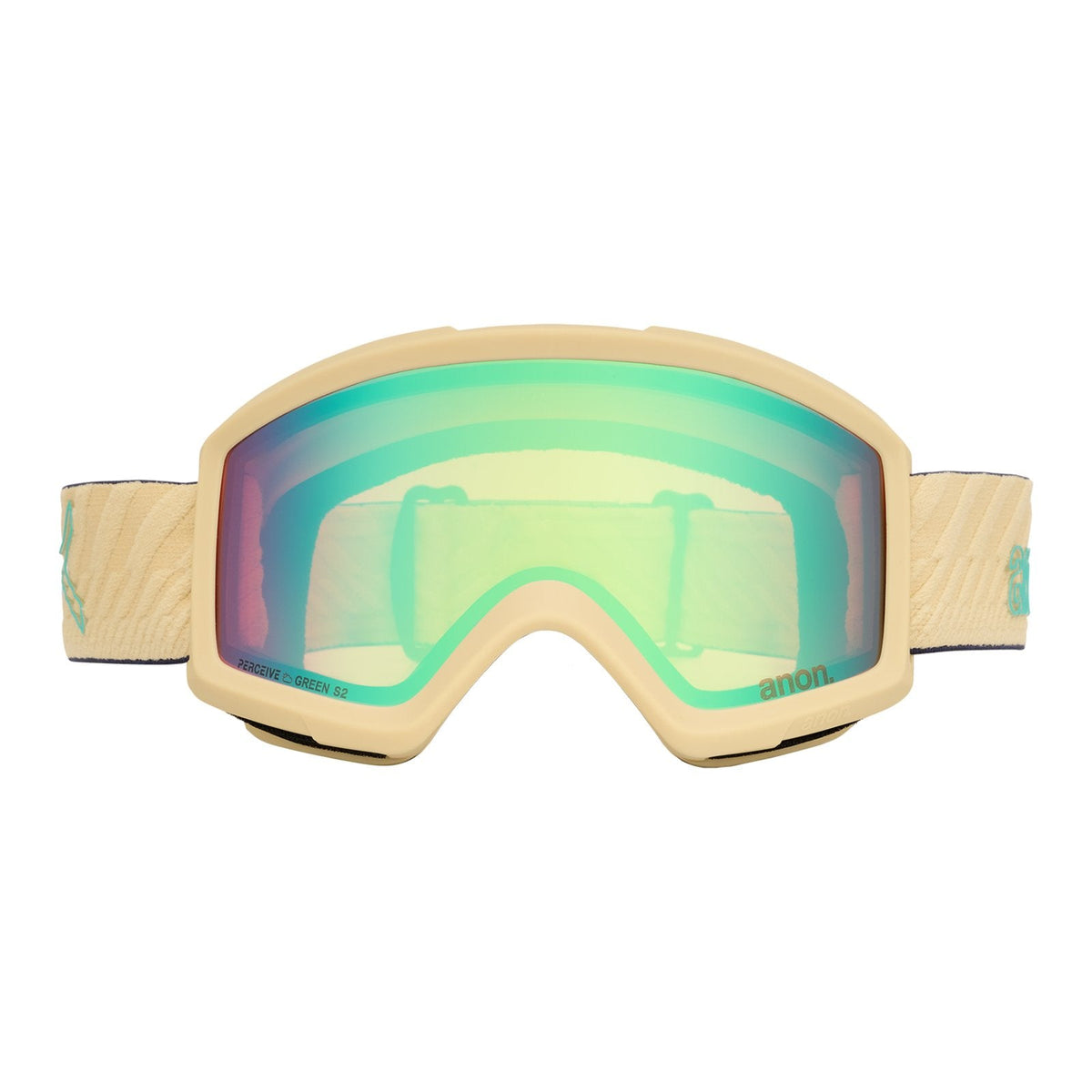 Helix 2.0 Low Bridge Fit Goggles + Bonus Lens Beechwood - Perceive Variable Green Lens (22% / S2) w/ Amber Lens (55% / S1) - Image 2