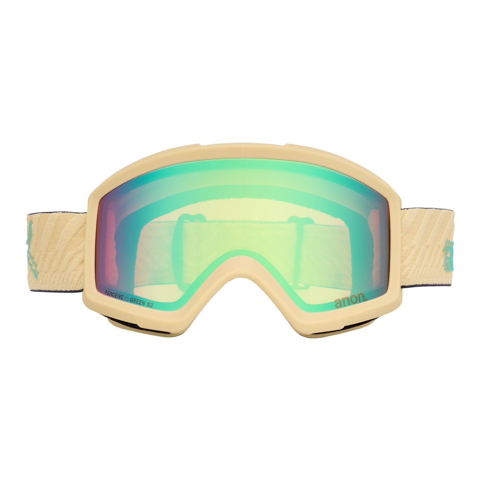Helix 2.0 Low Bridge Fit Goggles + Bonus Lens Beechwood - Perceive Variable Green Lens (22% / S2) w/ Amber Lens (55% / S1) - Image 2