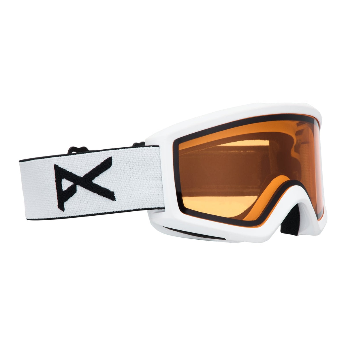 Helix 2.0 Low Bridge Fit Goggles (Non-Mirror) White - Amber Lens (55% / S1) - Image 3