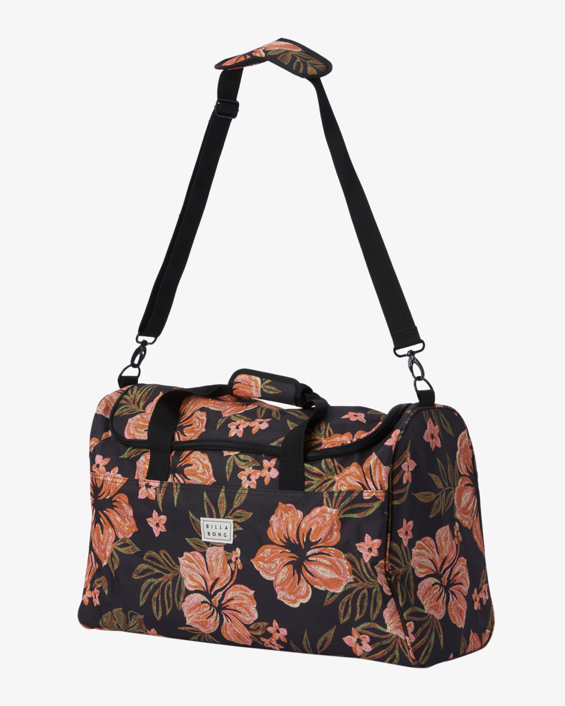 Retailer Billabong Duffle PinkYellowModPrint Travel Bag