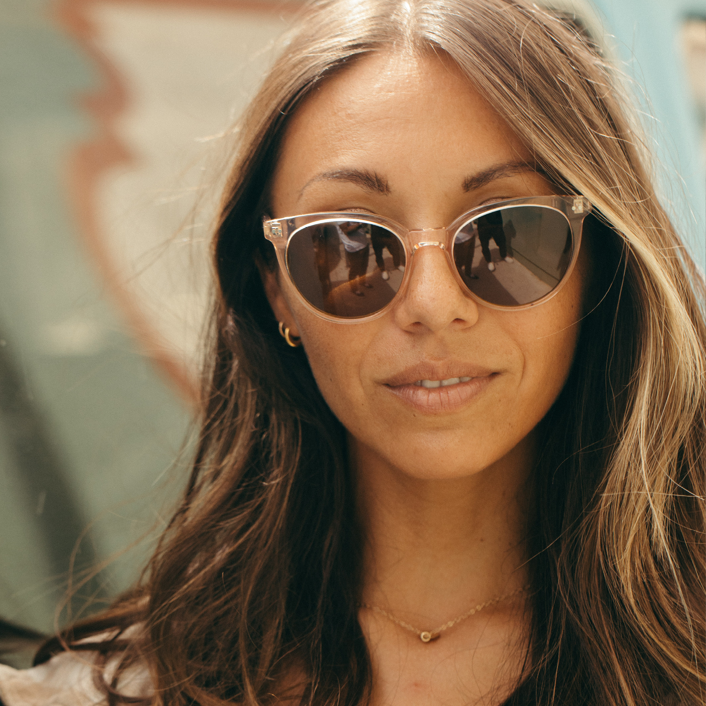 JAZMINE - Eco Crystal Coral / Brown Polar