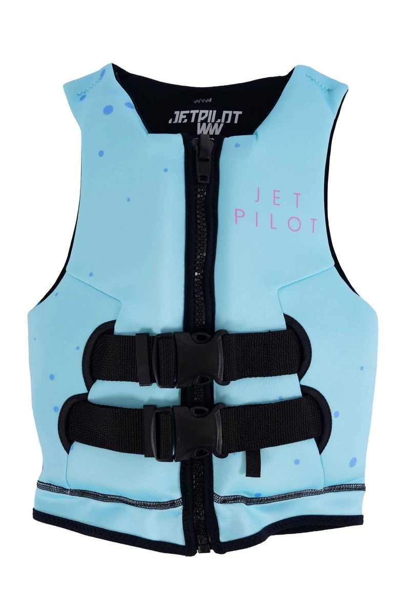 Jet Pilot Wings Youth Cause Neo Life Jacket Blue
