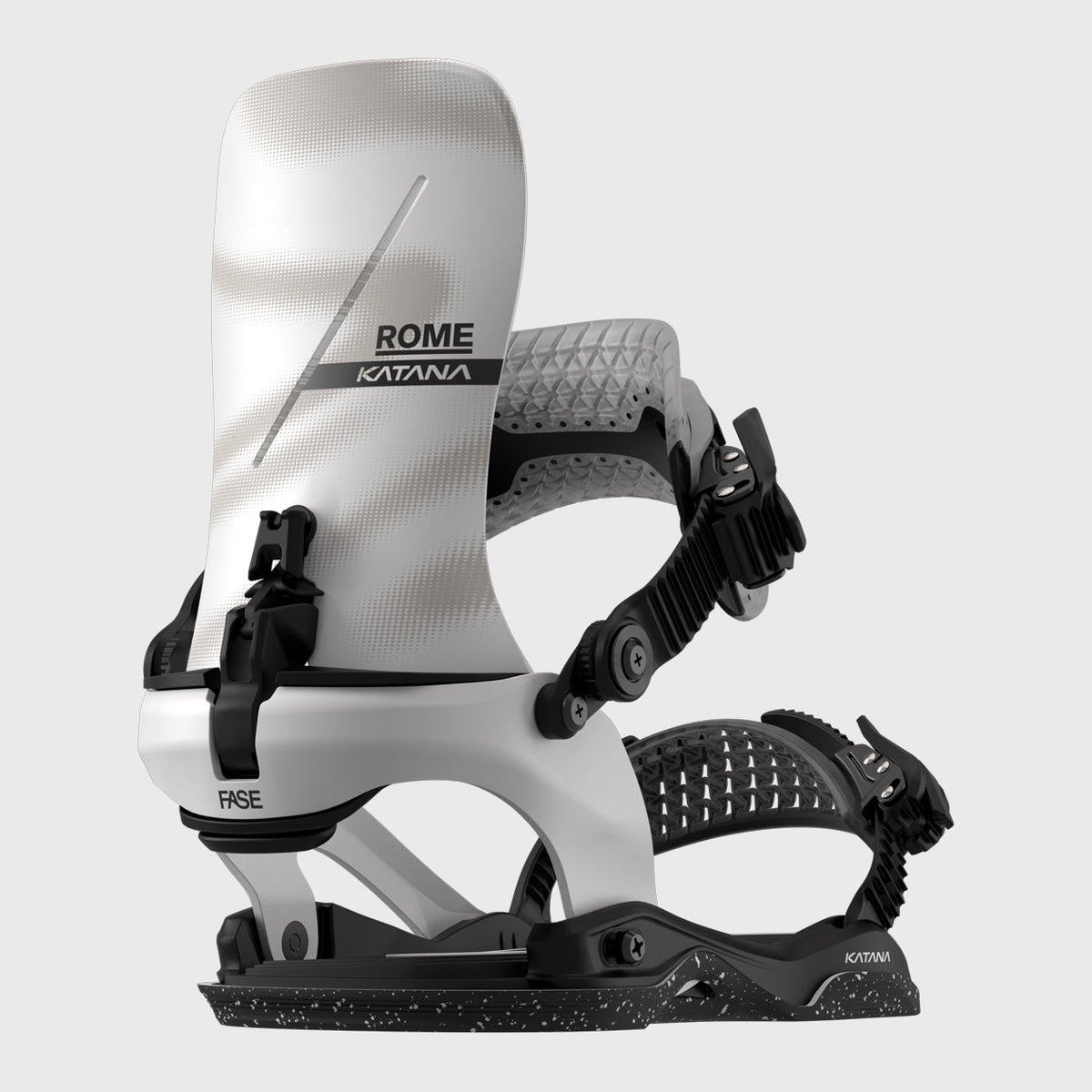 Katana AW FASE Snowboard Bindings White - Image 1