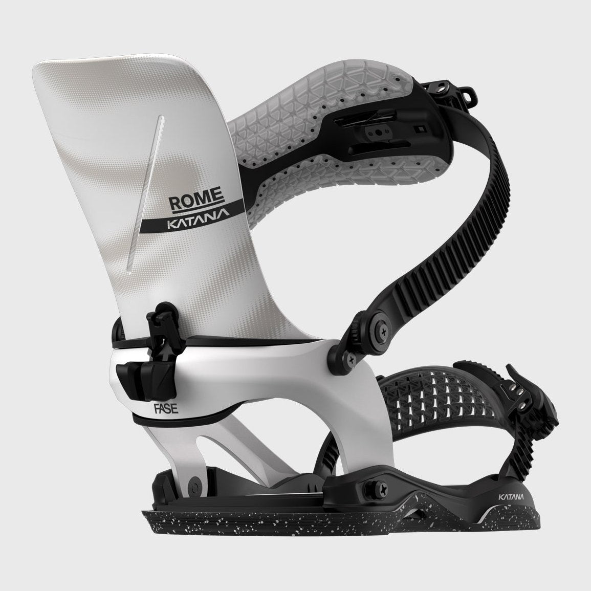 Katana AW FASE Snowboard Bindings White - Image 2