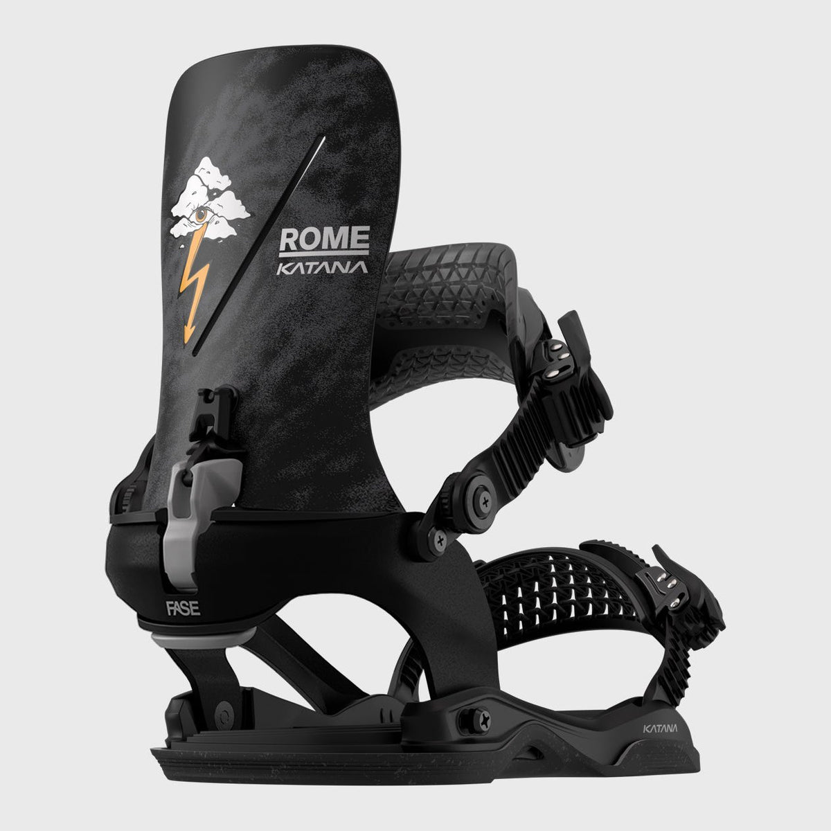 Katana AW Pro FASE Snowboard Bindings Black - Image 1