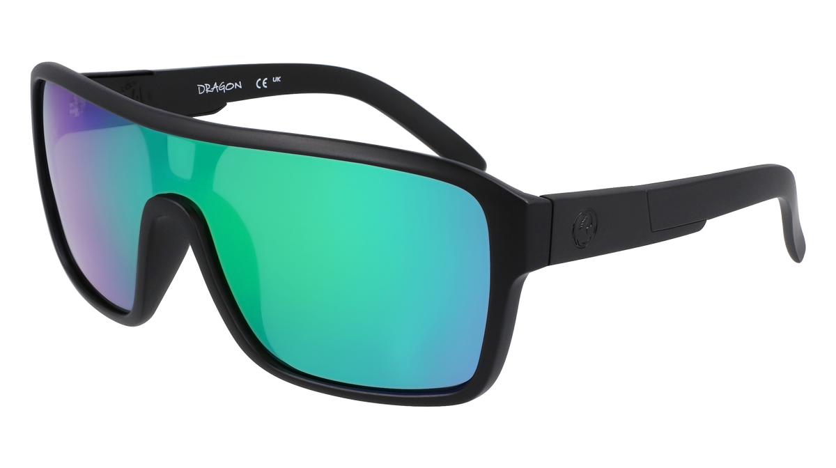 Remix Matte Black - Lumalens Green Ion Polar Lens - Image 1