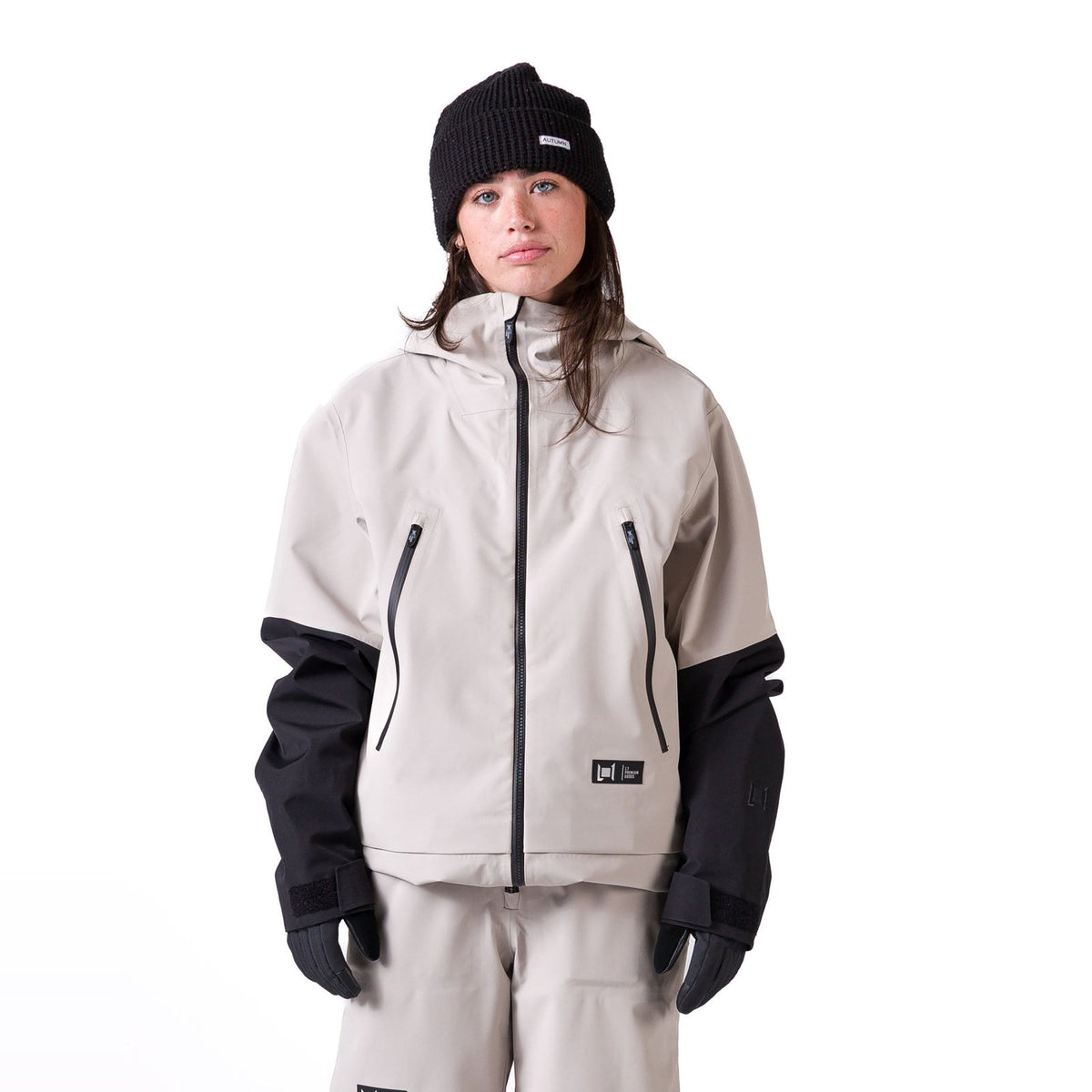 Lighthouse Jacket Pale Grey/Black - Image 1