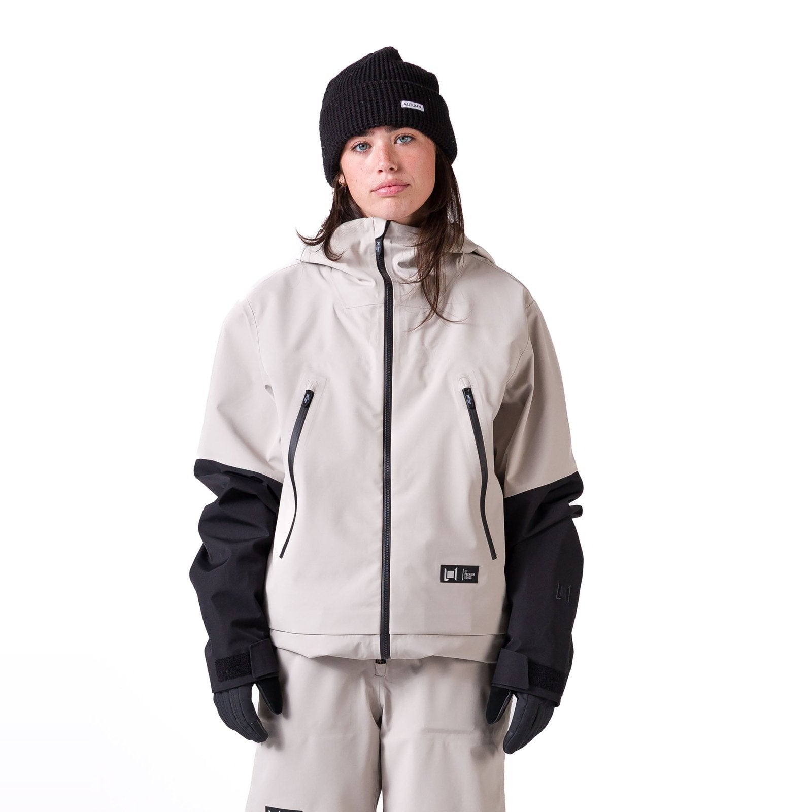 Lighthouse Jacket Pale Grey/Black - Image 1