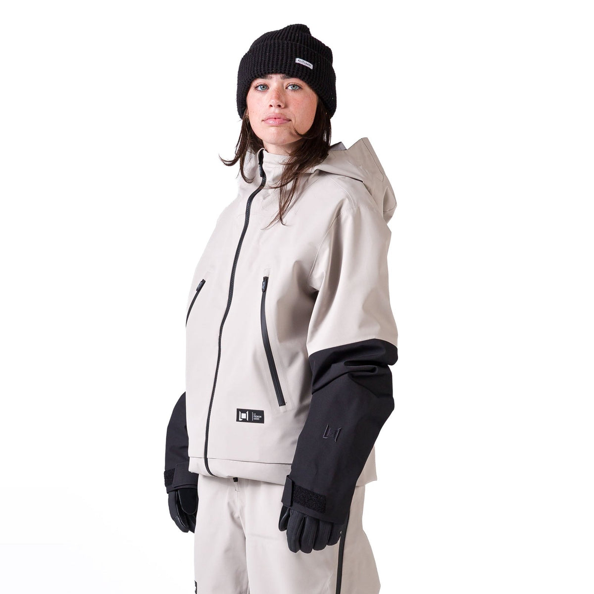 Lighthouse Jacket Pale Grey/Black - Image 2