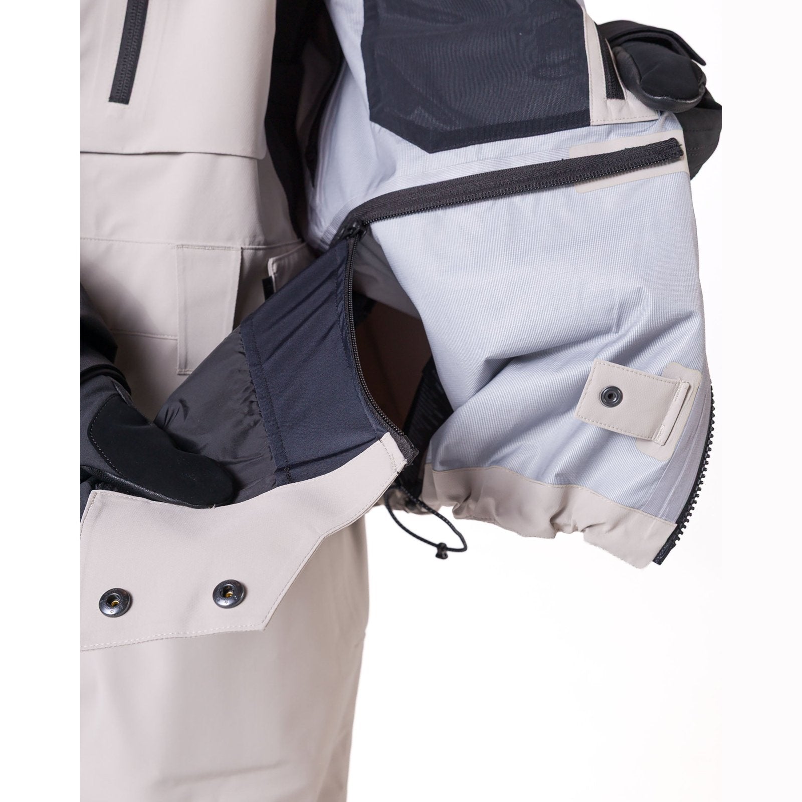 Lighthouse Jacket Pale Grey/Black - Image 8