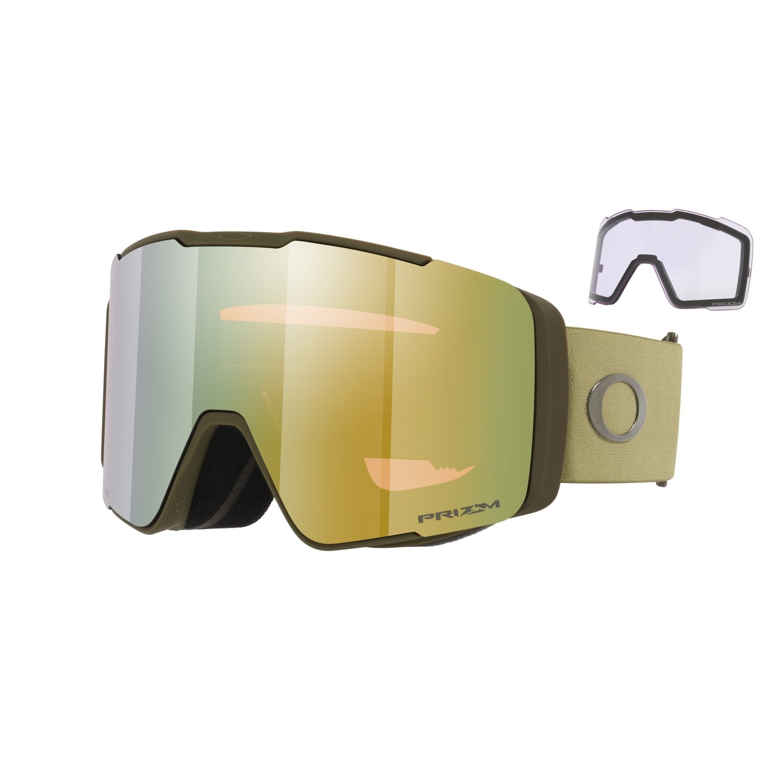 Line Miner Pro L (Low Bridge Fit) Snow Goggle Dark Brush - Prizm Sage Gold Iridium Lens w/ Prizm Snow Clear Lens - Image 5