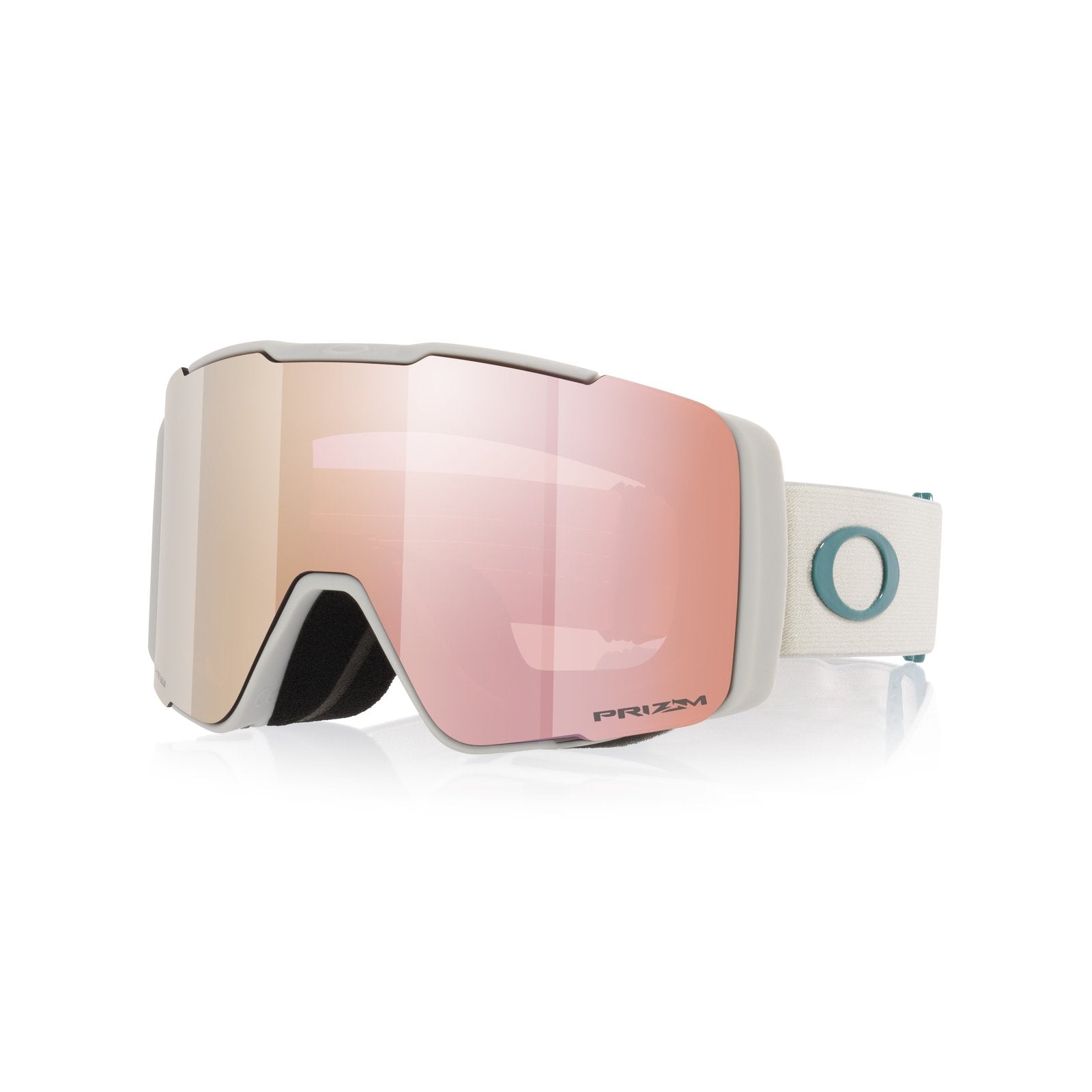 Line Miner Pro M (Low Bridge Fit) Snow Goggle Cool Grey - Prizm Rose Gold Iridium Lens w/ Prizm Snow Persimmon Lens - Image 1