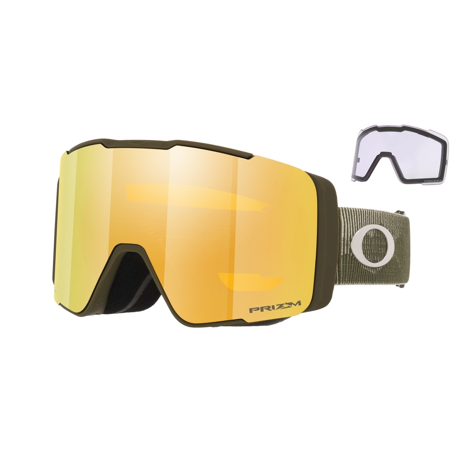 Line Miner Pro M (Low Bridge Fit) Snow Goggle Dark Brown - Prizm Snow 24K Iridium Lens w/ Prizm Snow Clear Lens - Image 5